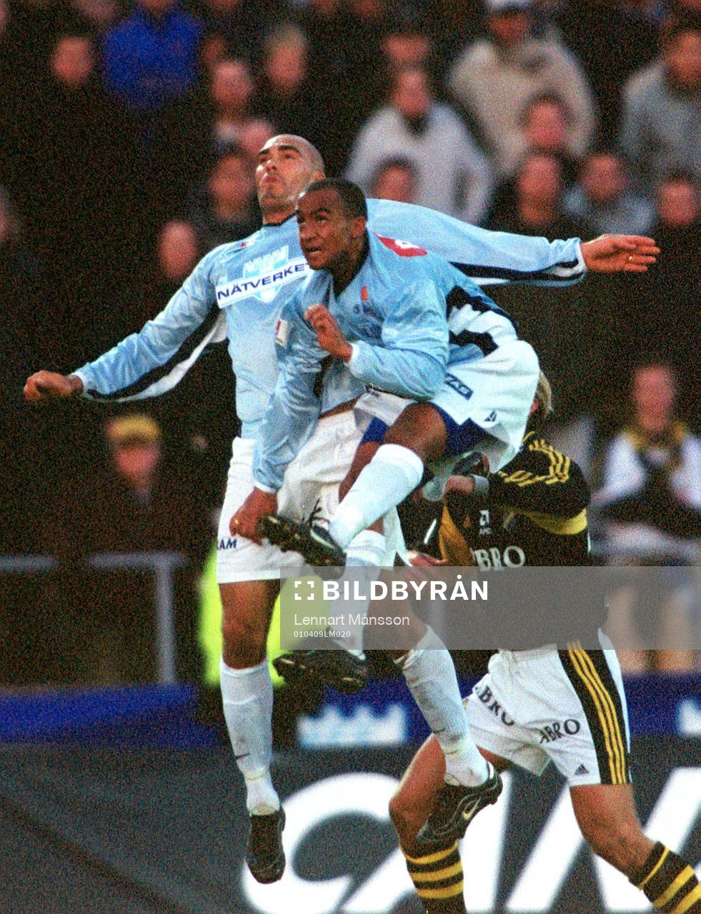 Daniel Majstorovic och Jimmy Tamandi,  Malmö FF