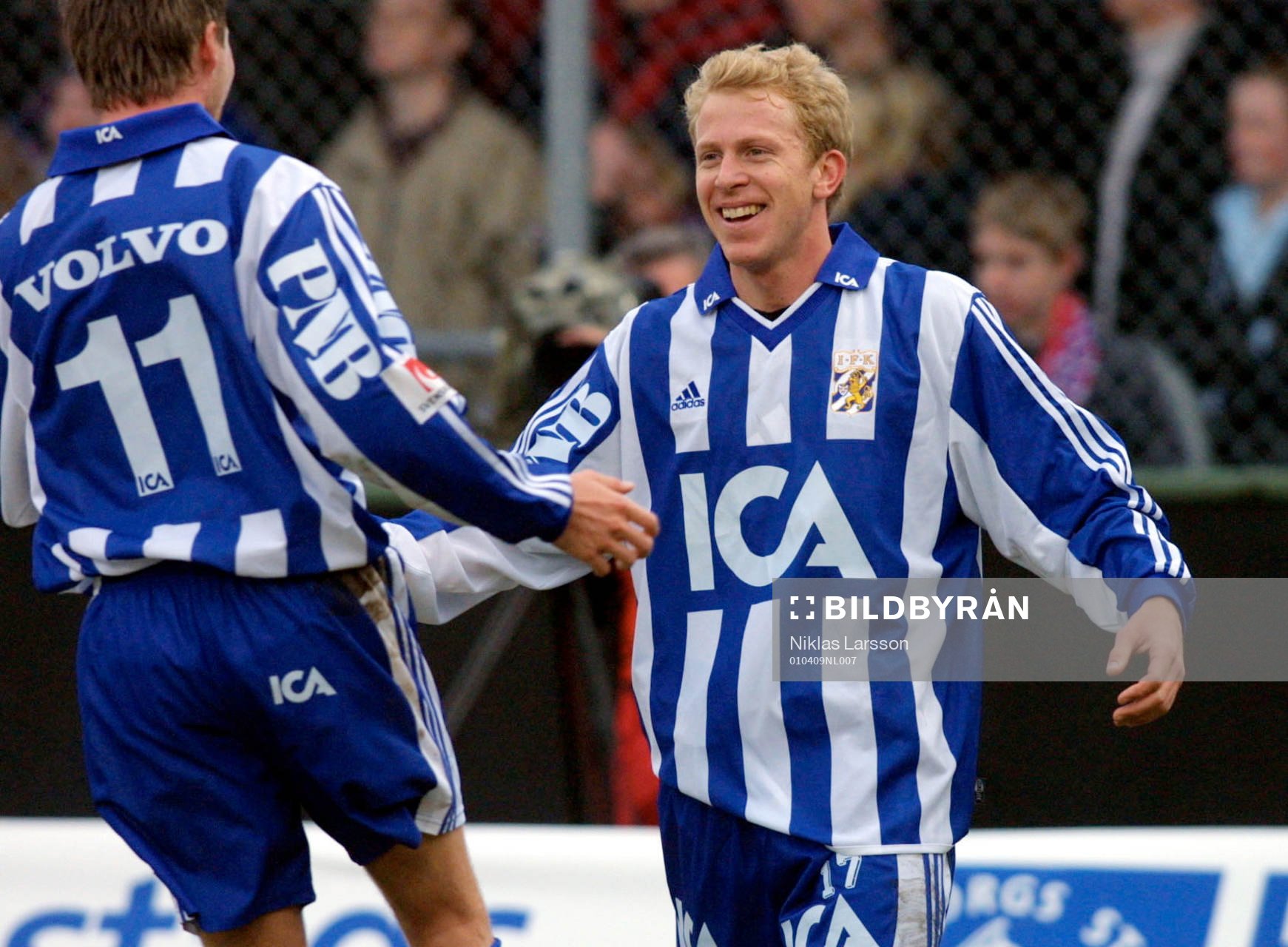 Gustaf Andersson, Göteborg gratuleras av Jonas Lundén