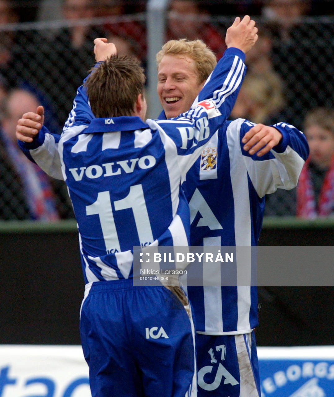 Gustaf Andersson, Göteborg gratuleras av Jonas Lundén