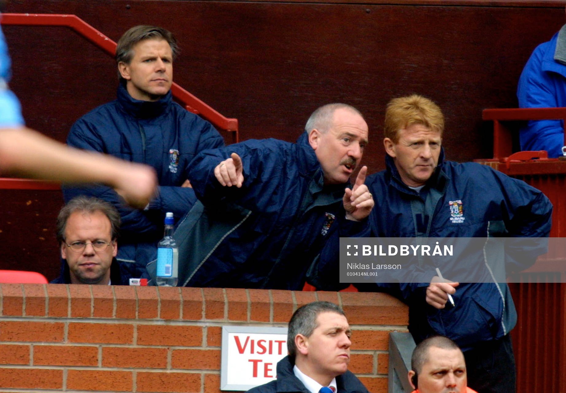 Roland Nilsson, assisterande manager och Gordon Strachan,