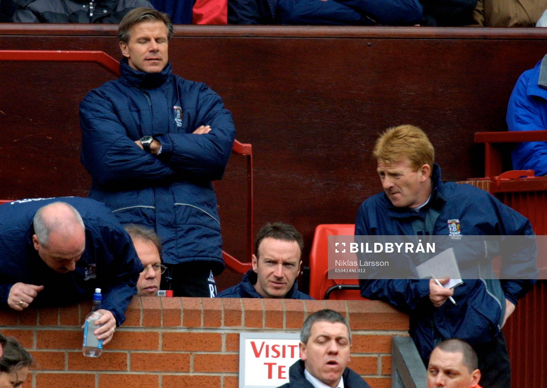 Roland Nilsson, assisterande manager och Gordon Strachan,
