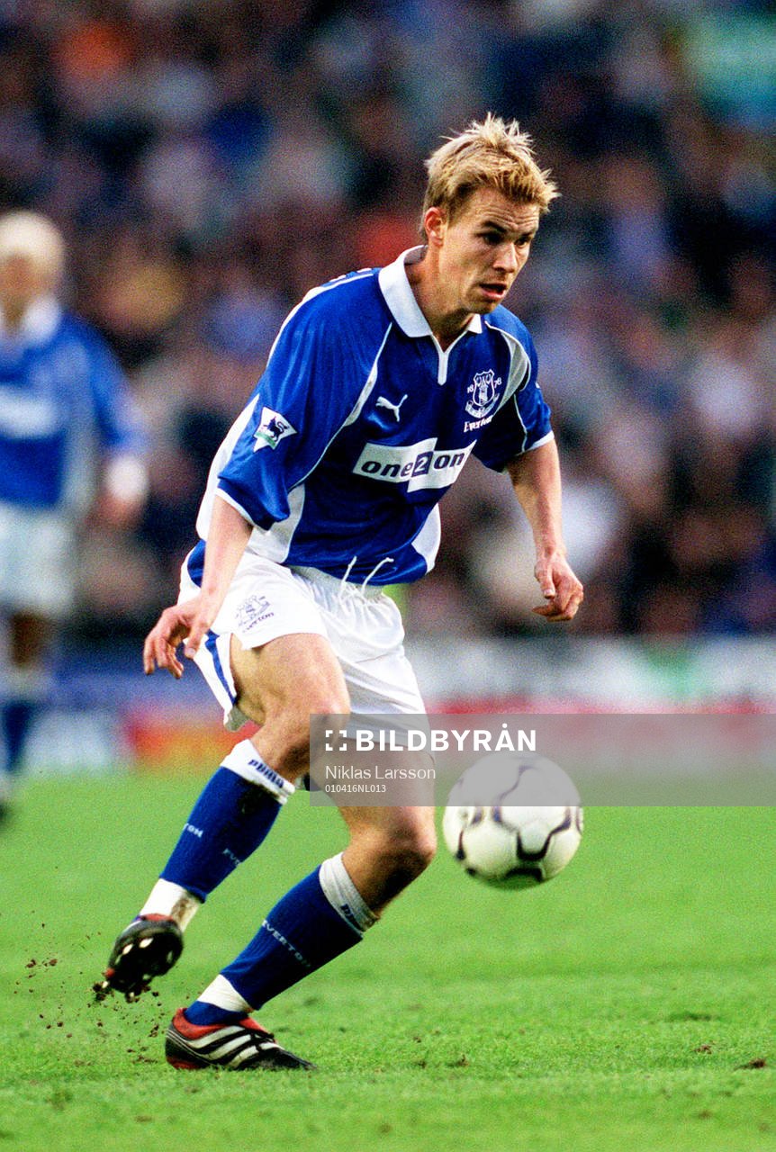 Fotboll, Premier League, Niclas Alexandersson, Everton