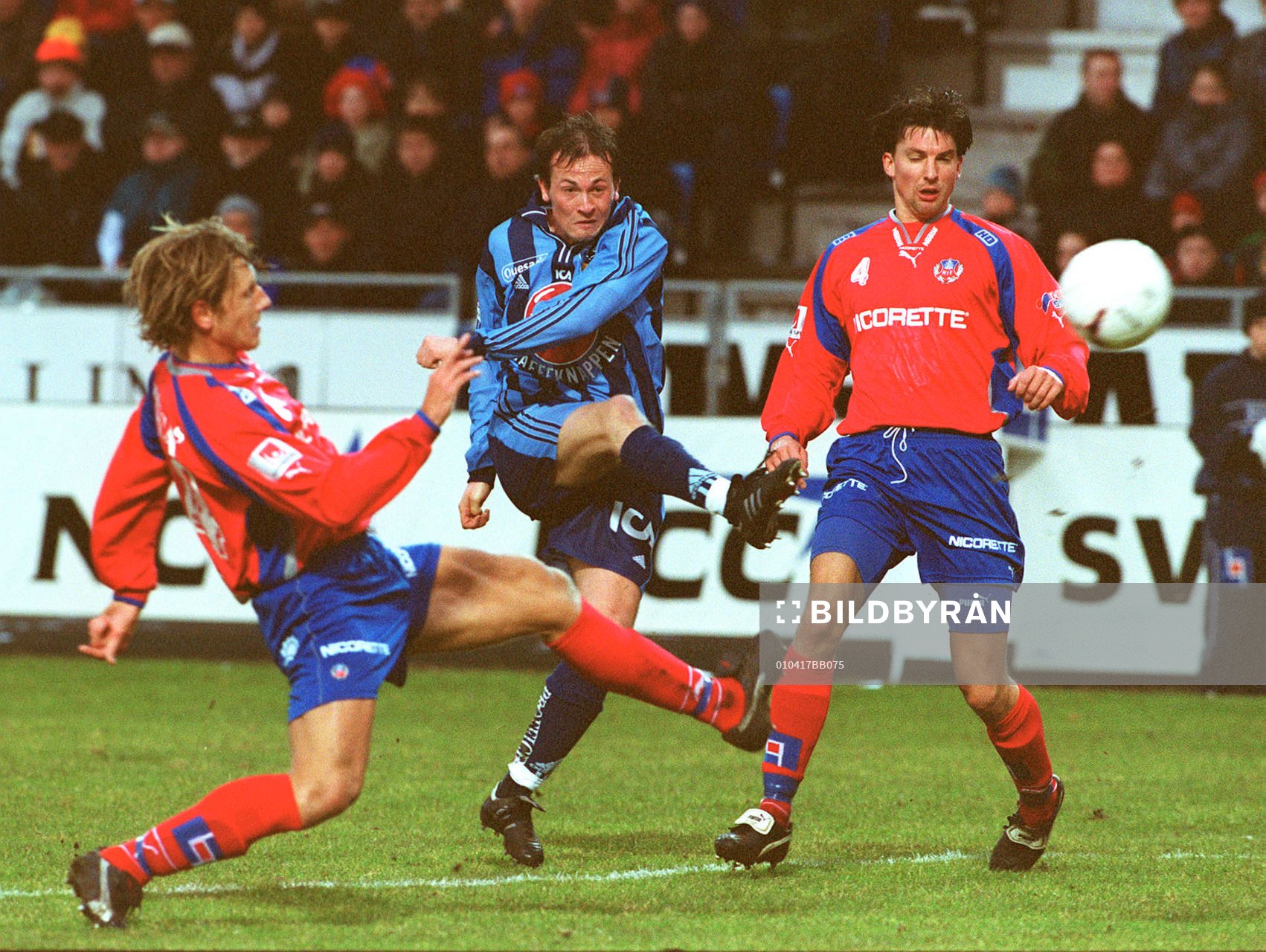 Stefan Bärlin, DIF, Jesper Jansson och Mikael Gustavsson,