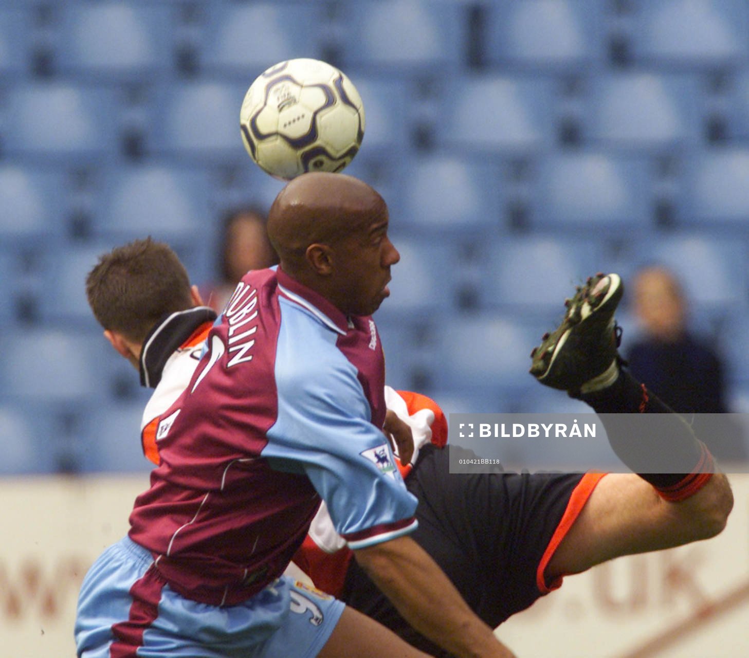 Fotboll, Aston Villa - Southampton. Dion Dublin, Aston Villa