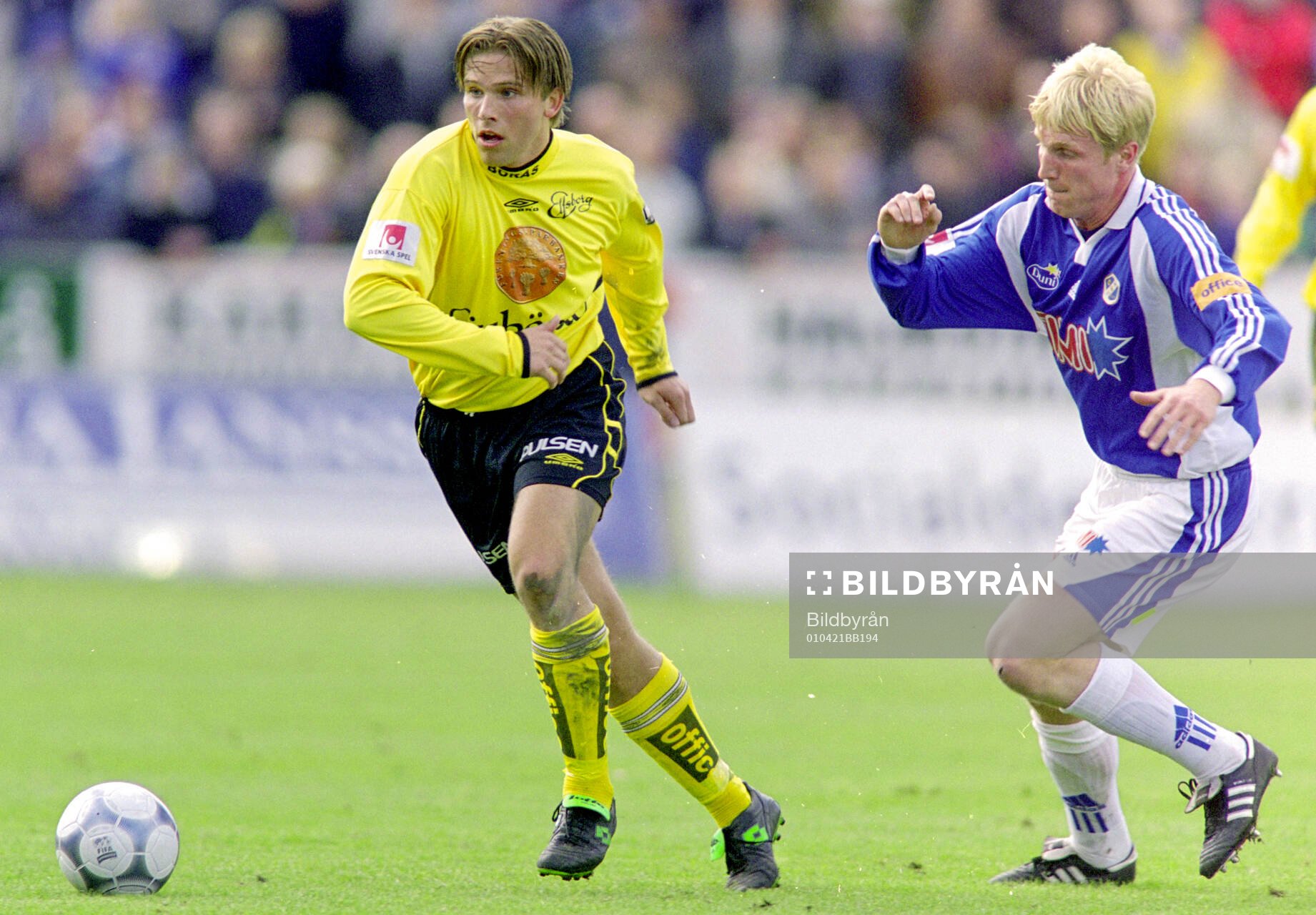 Elfsborgs Anders Svensson mot Halmstads Petter Hansson