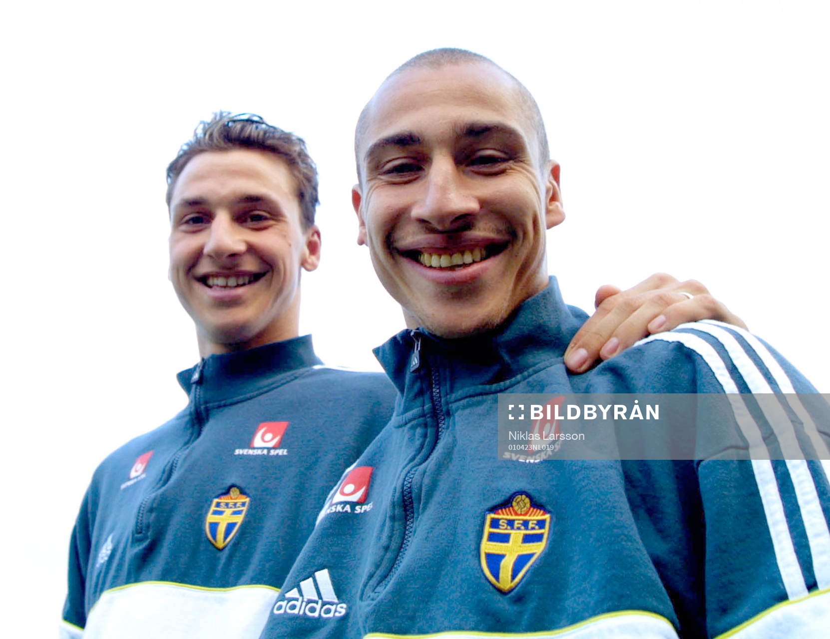 Fotboll, Landslaget, Henrik Larsson och Zlatan Ibrahimovic.