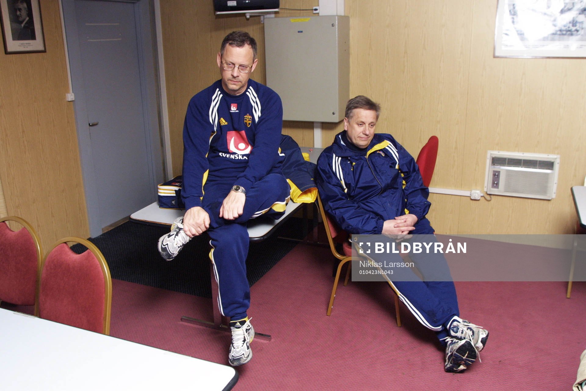 Lars Lagerbäck och Tommy Söderberg, förbundskaptener i