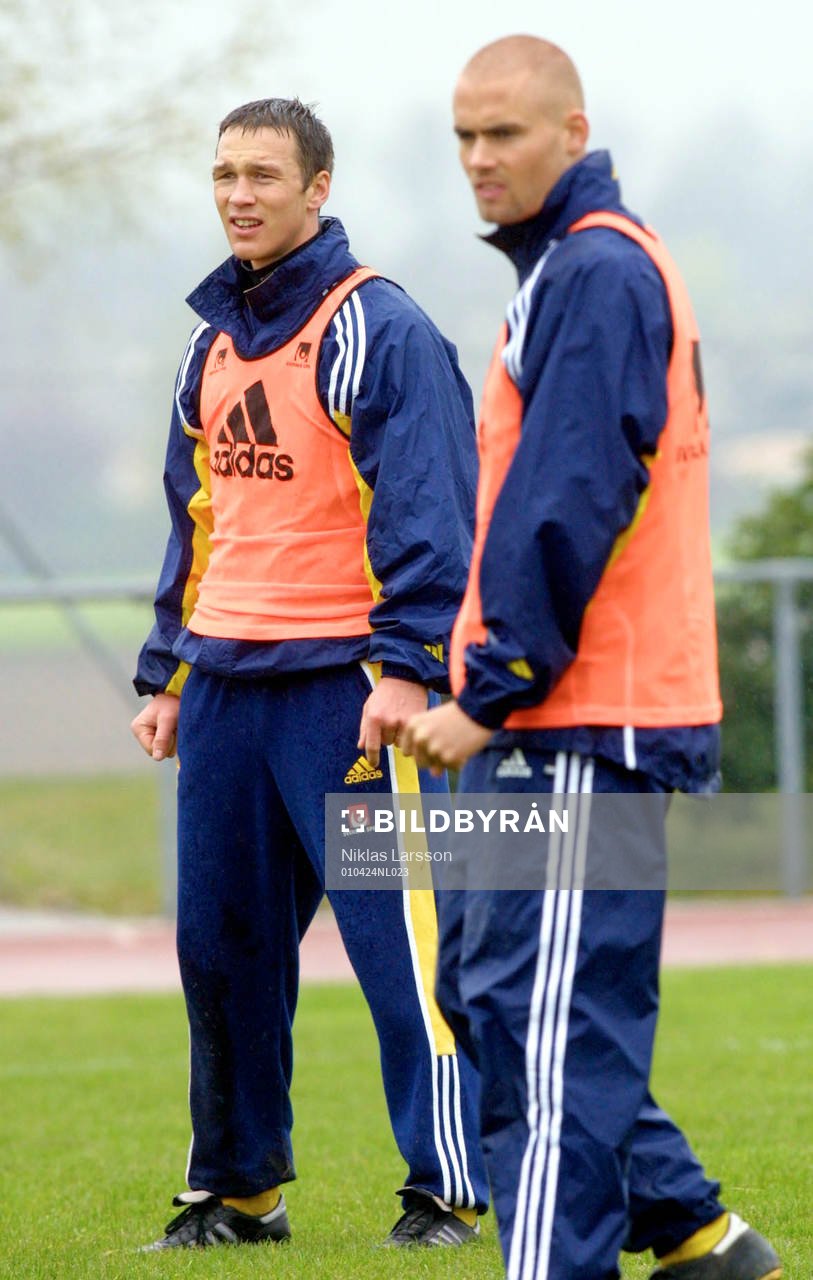 Olof Mellberg och Patrik Andersson