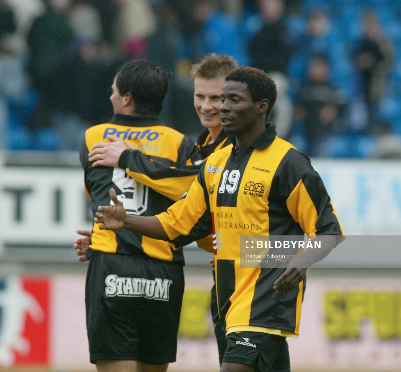 Glada häcken spelare