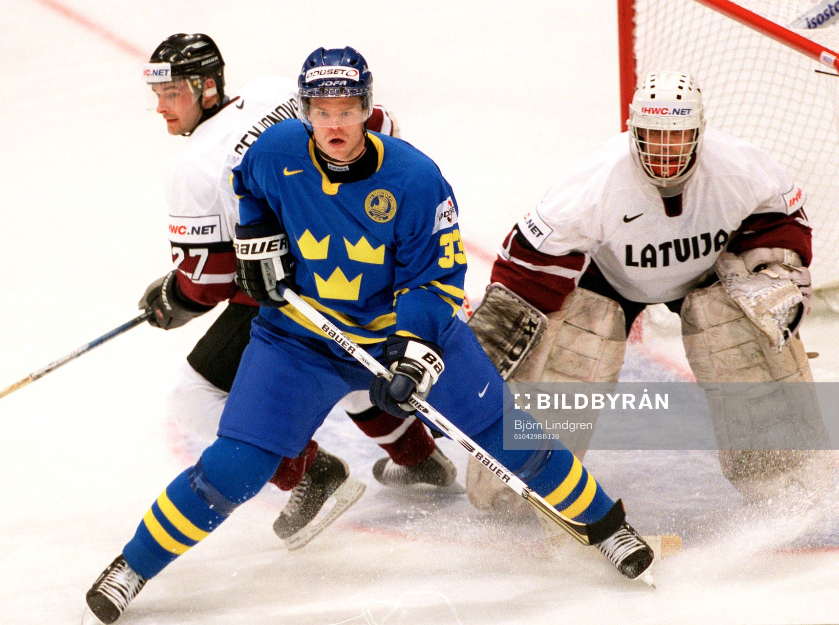 Fredrik Modin, Sverige, Aleksandrs Semjonovs och Arturs