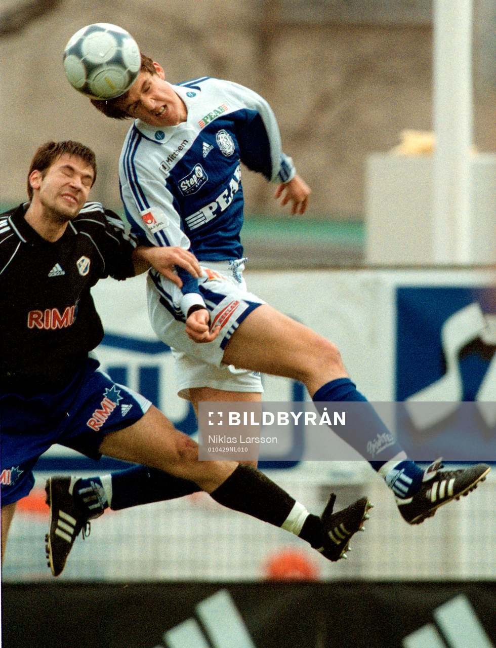 Sundsvall - Halmstad 3-1: Per Nilsson vinner en höjdduell