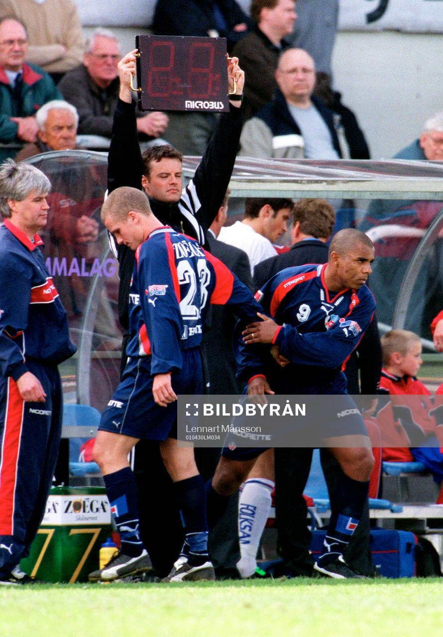 Byte, Christoffer Andersson och Alvaro Santos, Helsingborgs