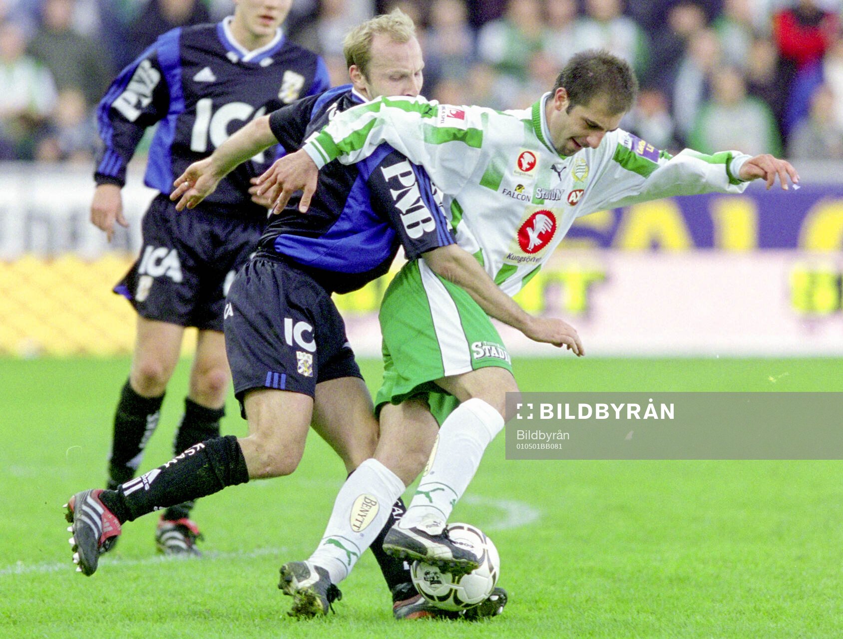 Hammarbys Kennedy Bakircioglu mot Göteborgs Håkan Mild