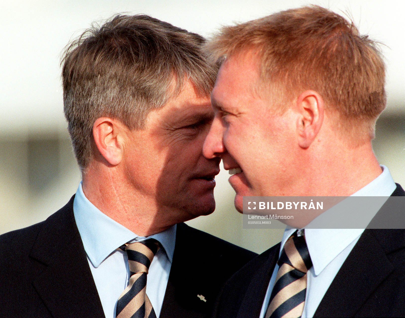 Hasse Borg och Michael Andersson, Malmö FF