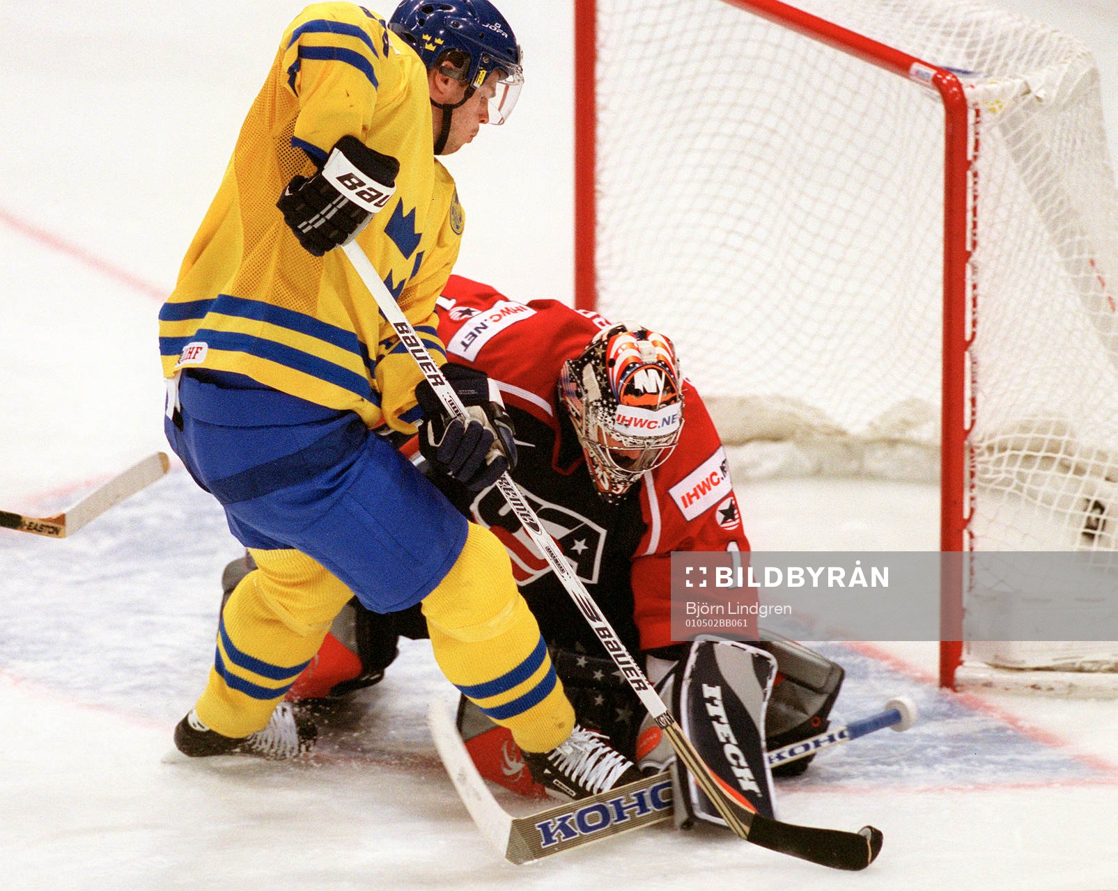 Fredik Modin, Sverige och Rick Dipietro, USA