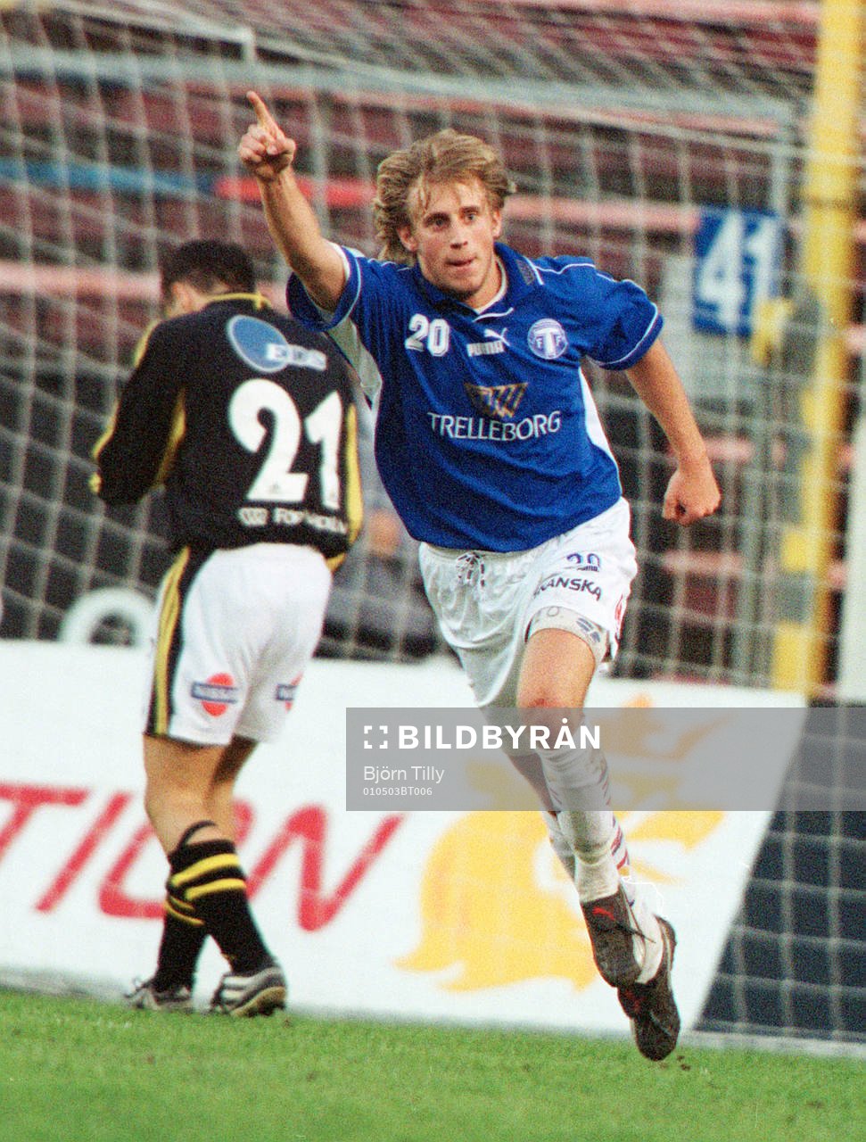 Christian Andersson, Trelleborg, jubel
