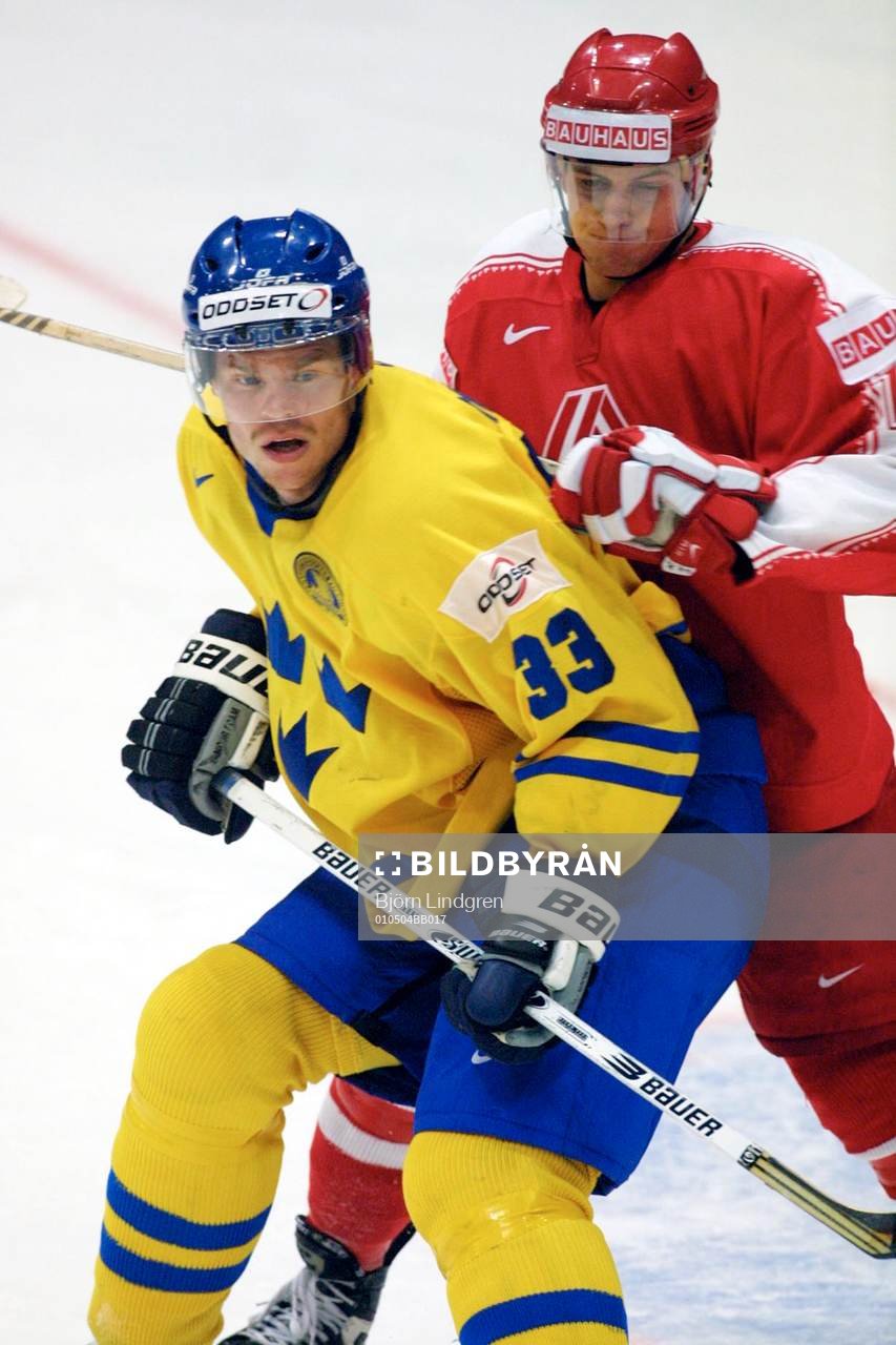 Fredrik Modin, Sverige crosscheckas i ryggen