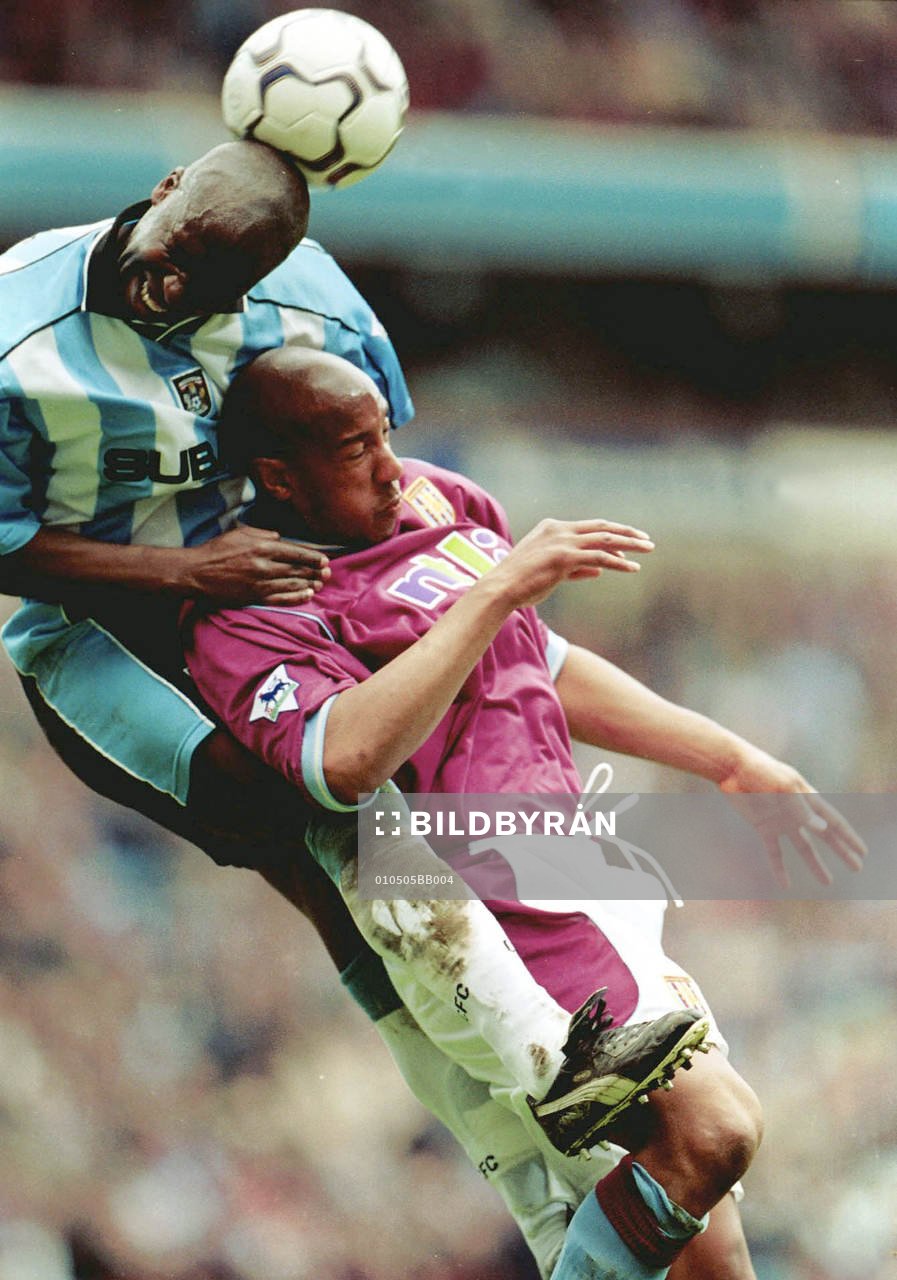  Paul Williams, Coventry och Dion Dublin, Aston Villa.