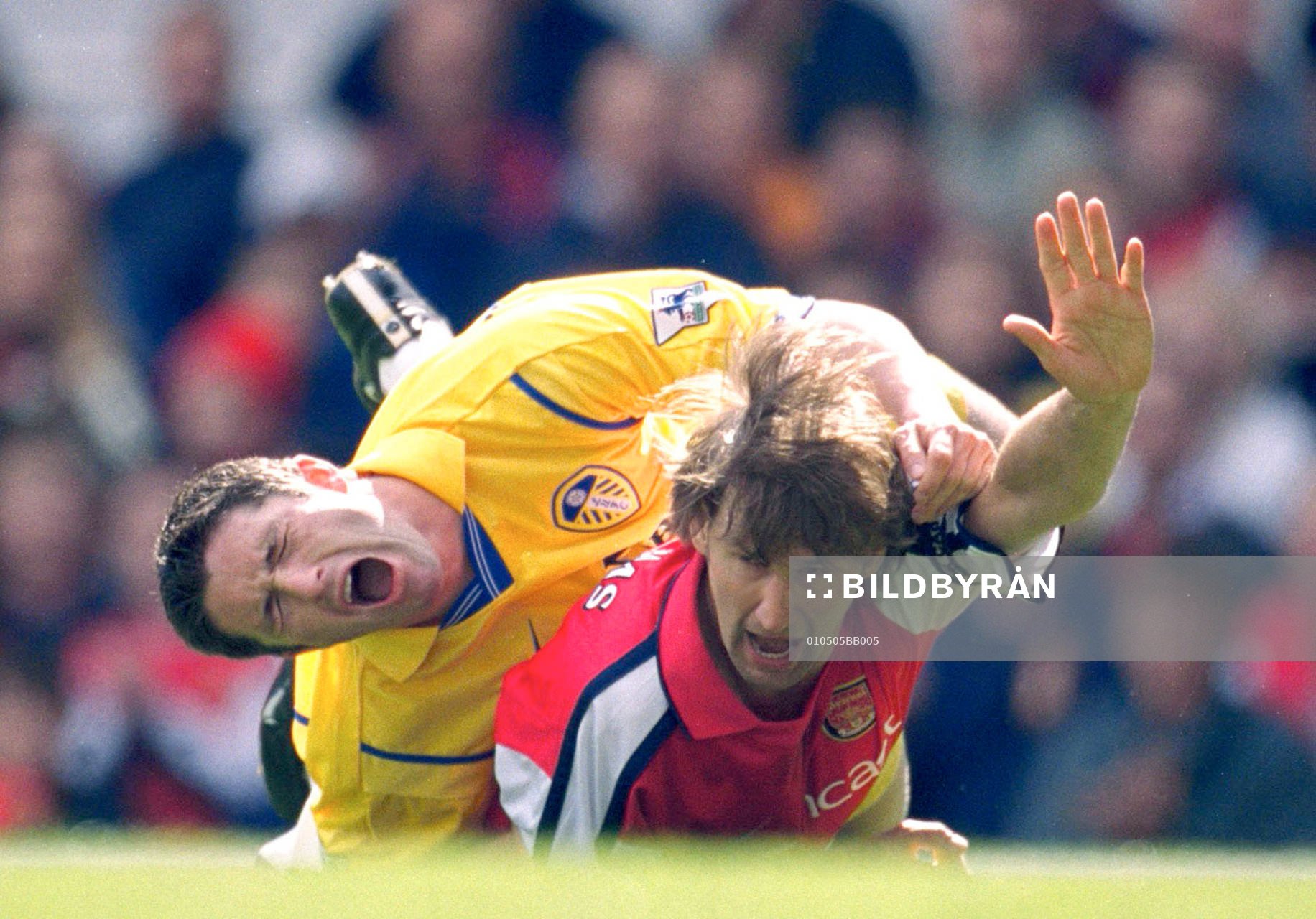 Fotboll, Premier League, Arsenal - Leeds, Robbie Kean,