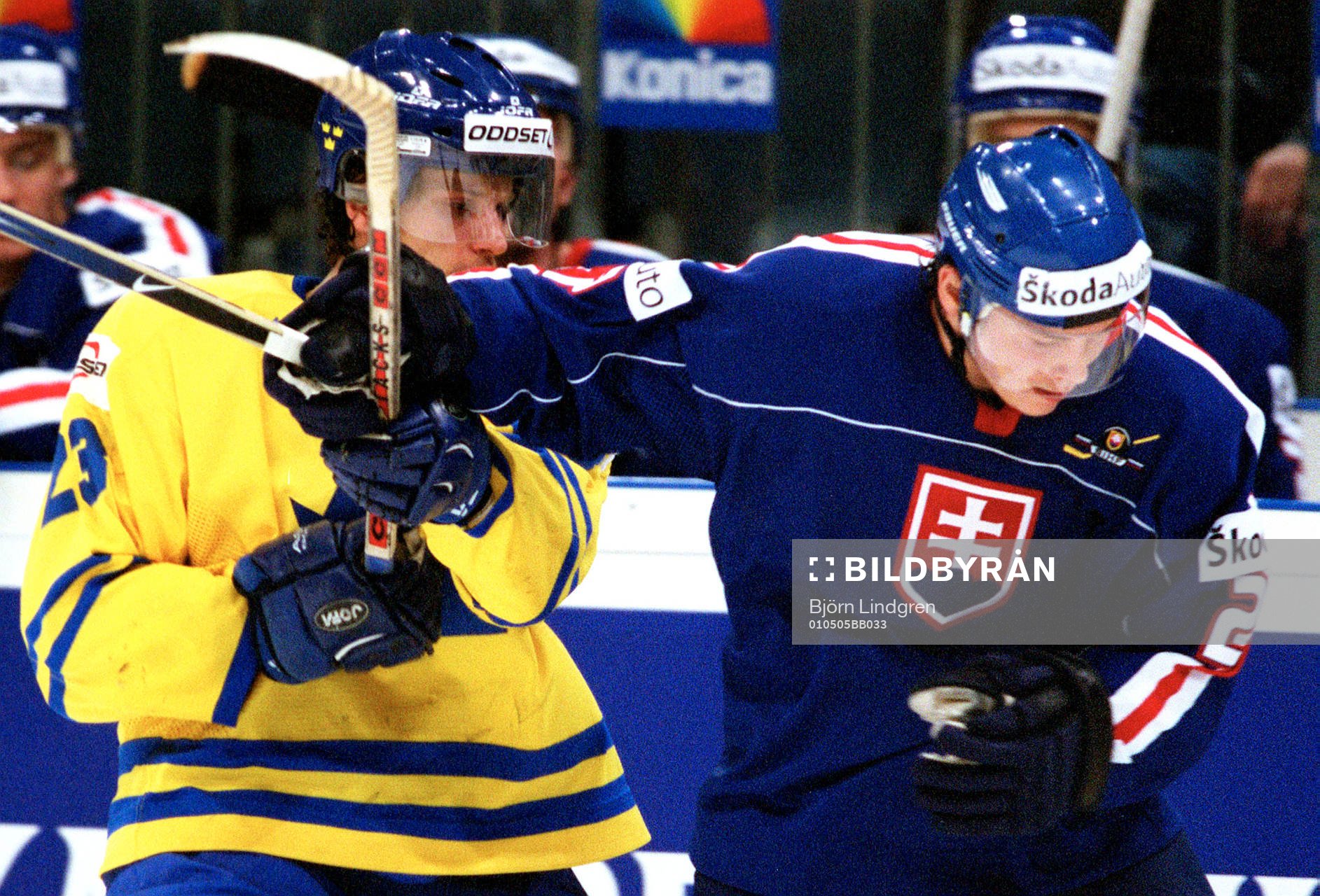 Andreas Salomonsson, Sverige och Ladislav Nagy, Slovakien