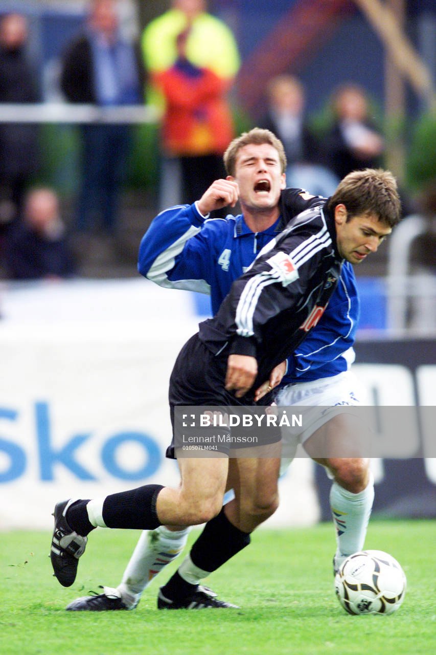 Stefan Selakovic, Halmstad och Ola Larsson, Trelleborg