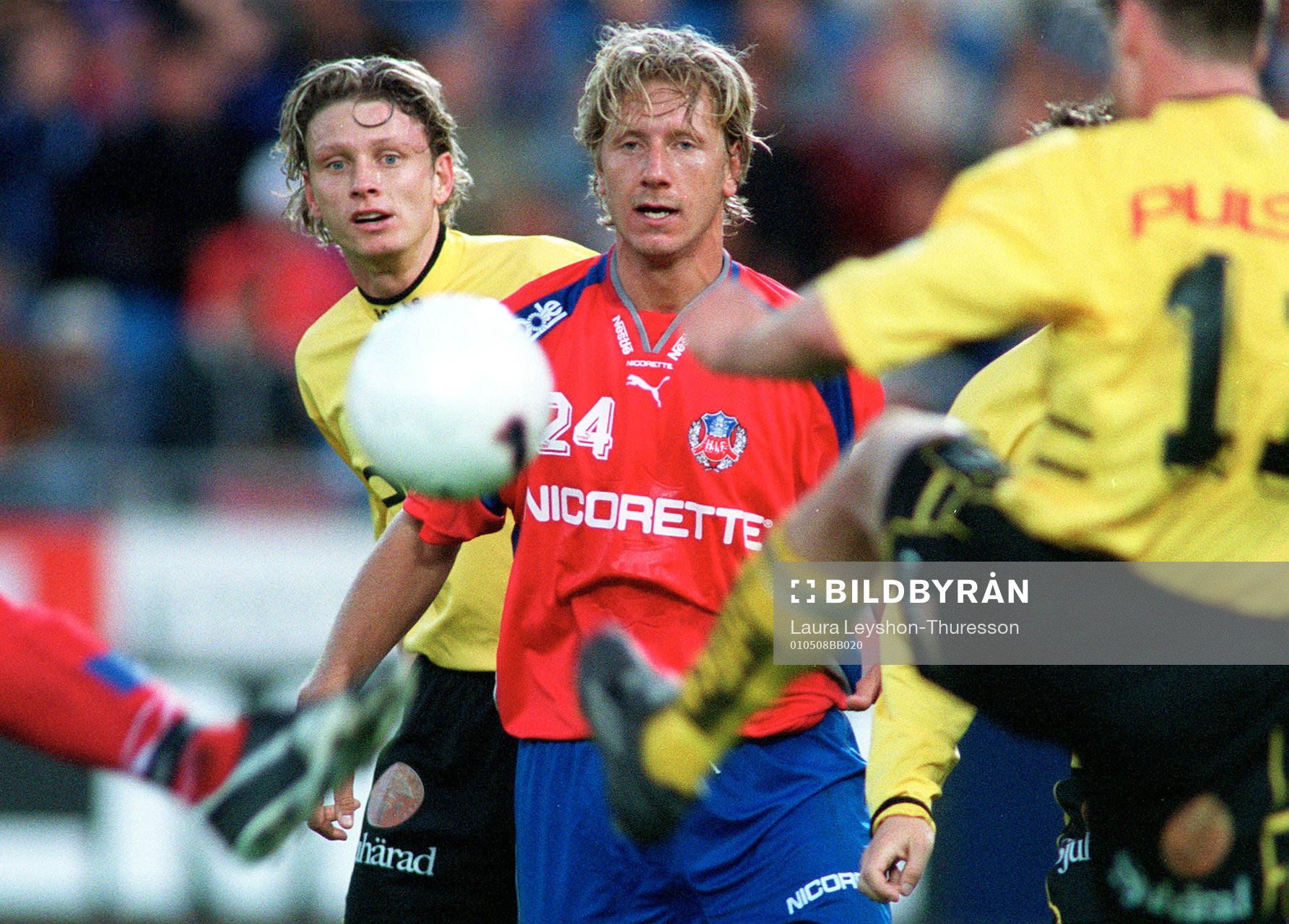 Elfsborgs Stefan Andreasson och Helsingborgs Jesper Jansson