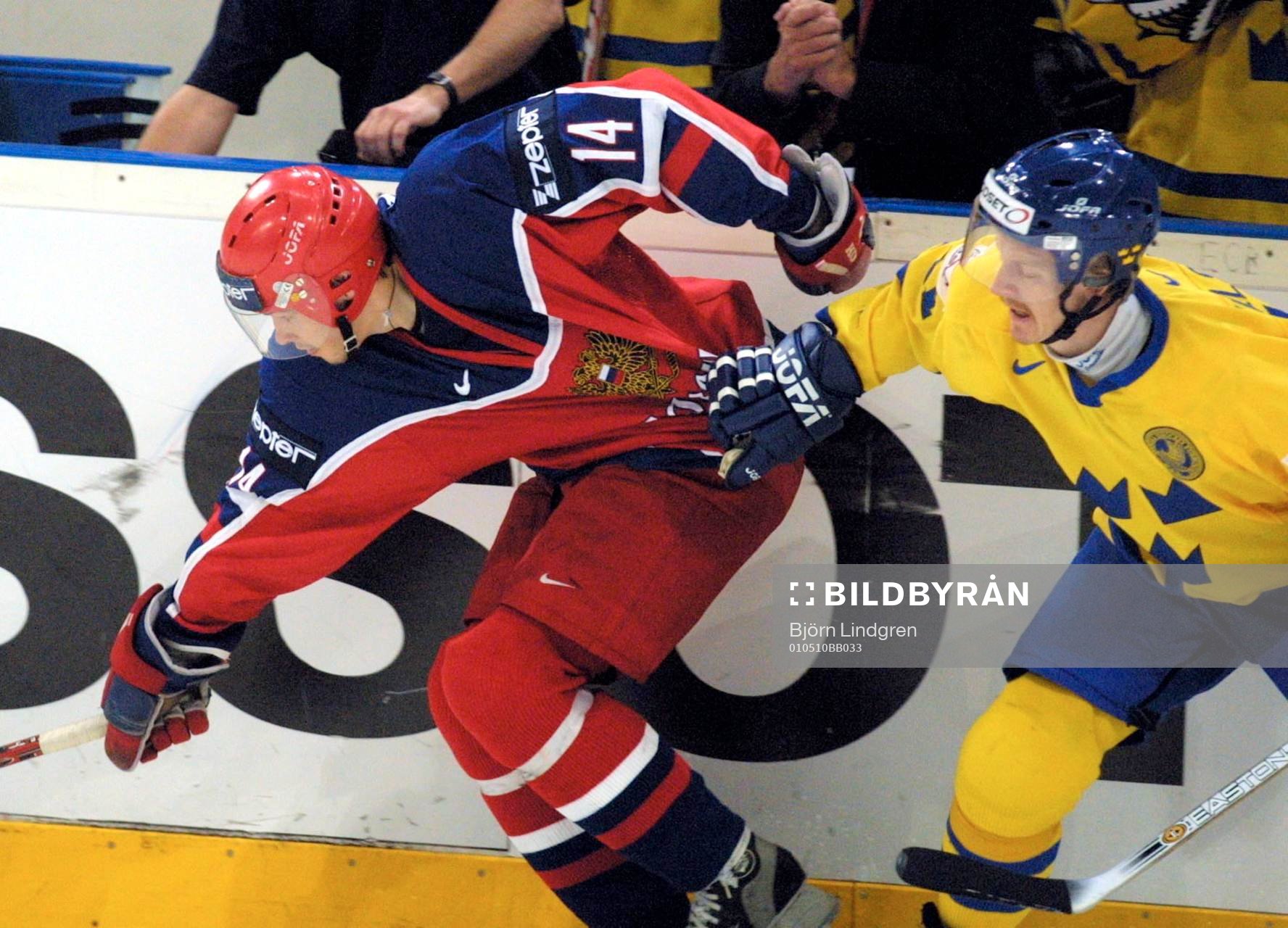 PerJohan Axelsson och Pavel Datsyuk