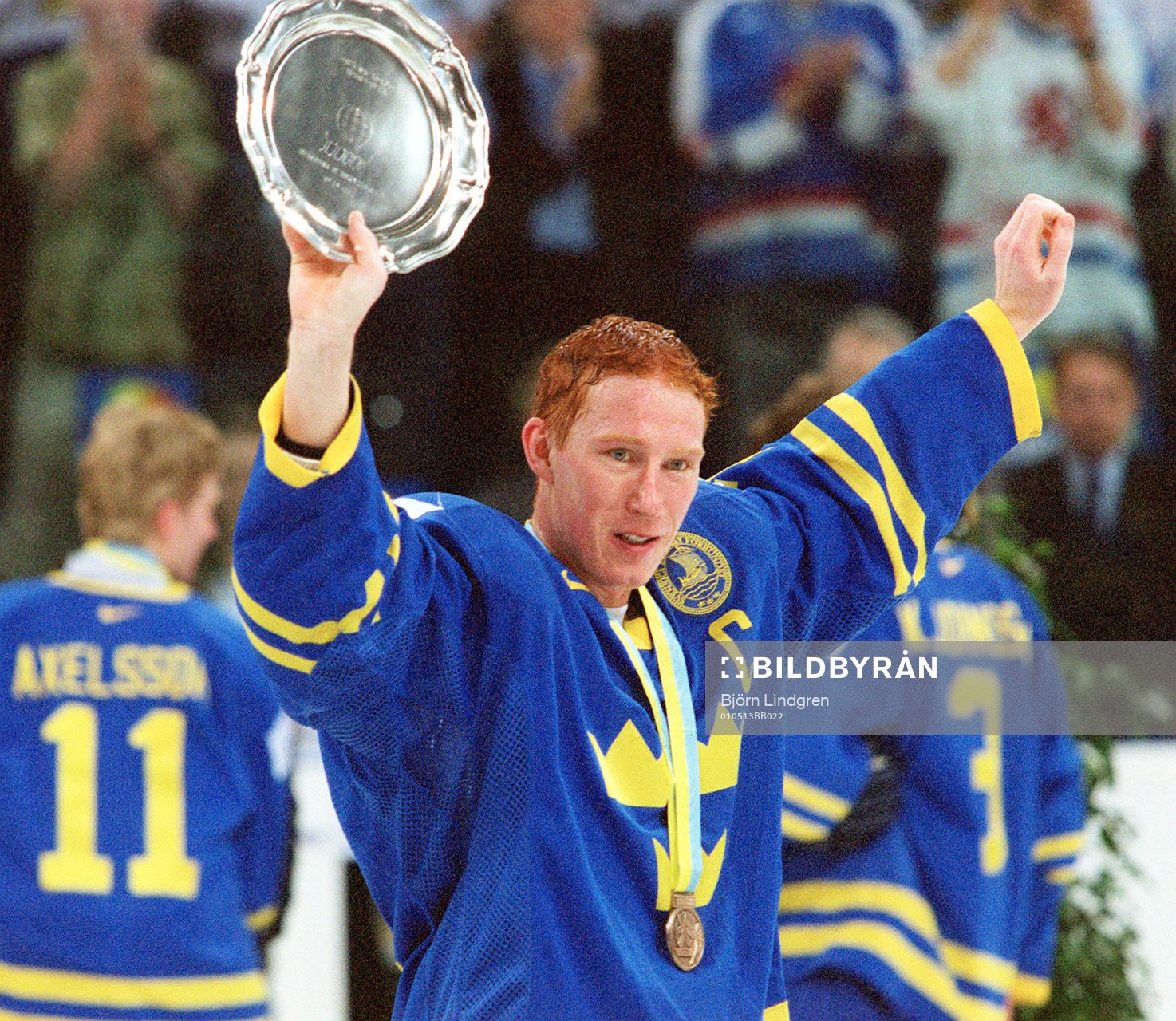 Jörgen Jönsson,Sverige, med bronsmedalj
