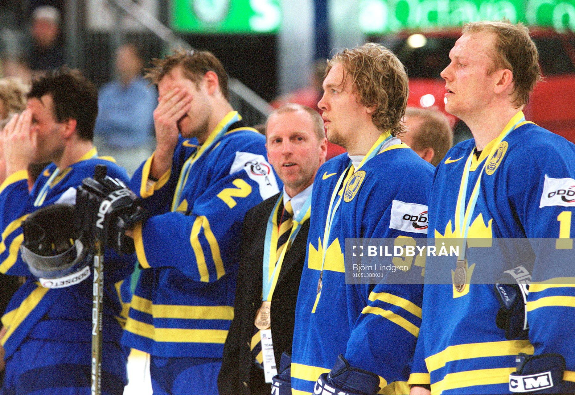 Mattias  Öhlund, Tommy Tomth, Daniel Tjärnqvist och Mats