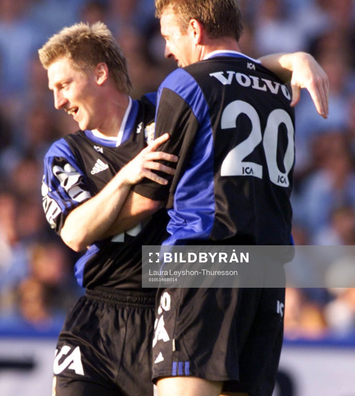 Tomas Rosenkvist och Jimmy Svensson, Göteborg jublar
