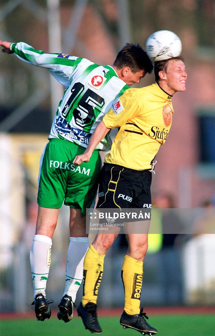 Johan Andersson, Hammarby och Lars-Gunnar Carlstrand,