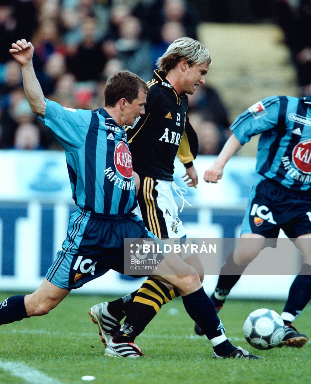 fotboll Allsvenskan AIK - Djurgården . Niclas Rasck, DIF