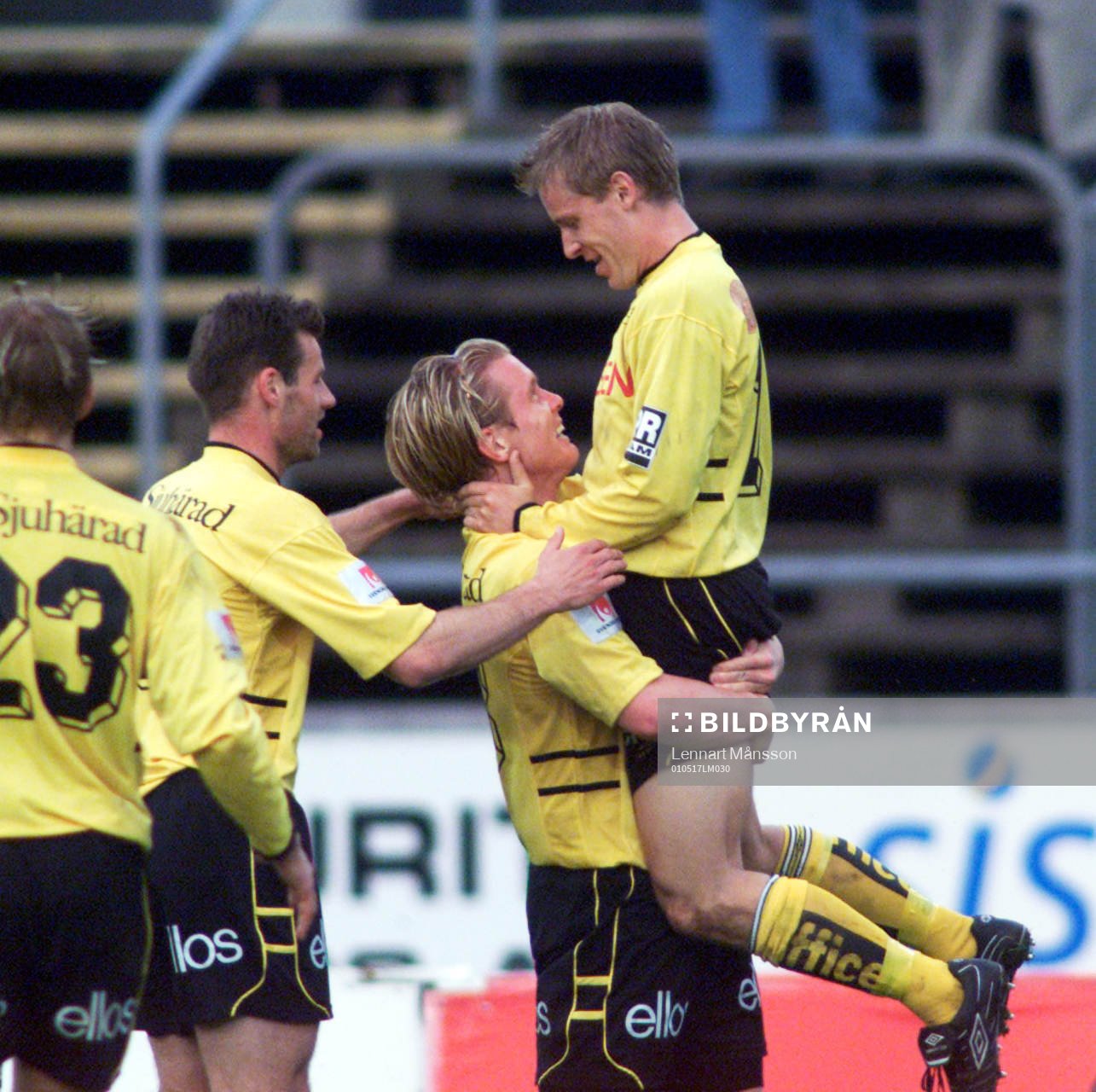 Nicklas Gudmundsson, Fredrik Berglund och ????, Elfsborg