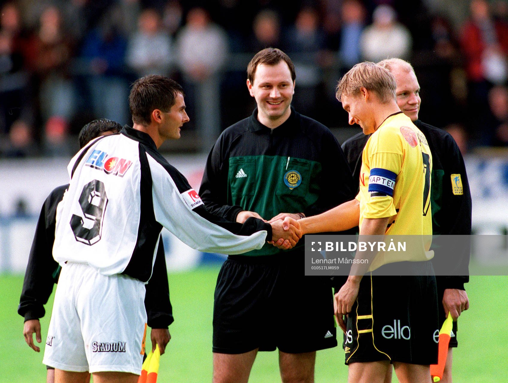 Joakim Söndergaard, Häcken, Jonas Eriksson (domare) och