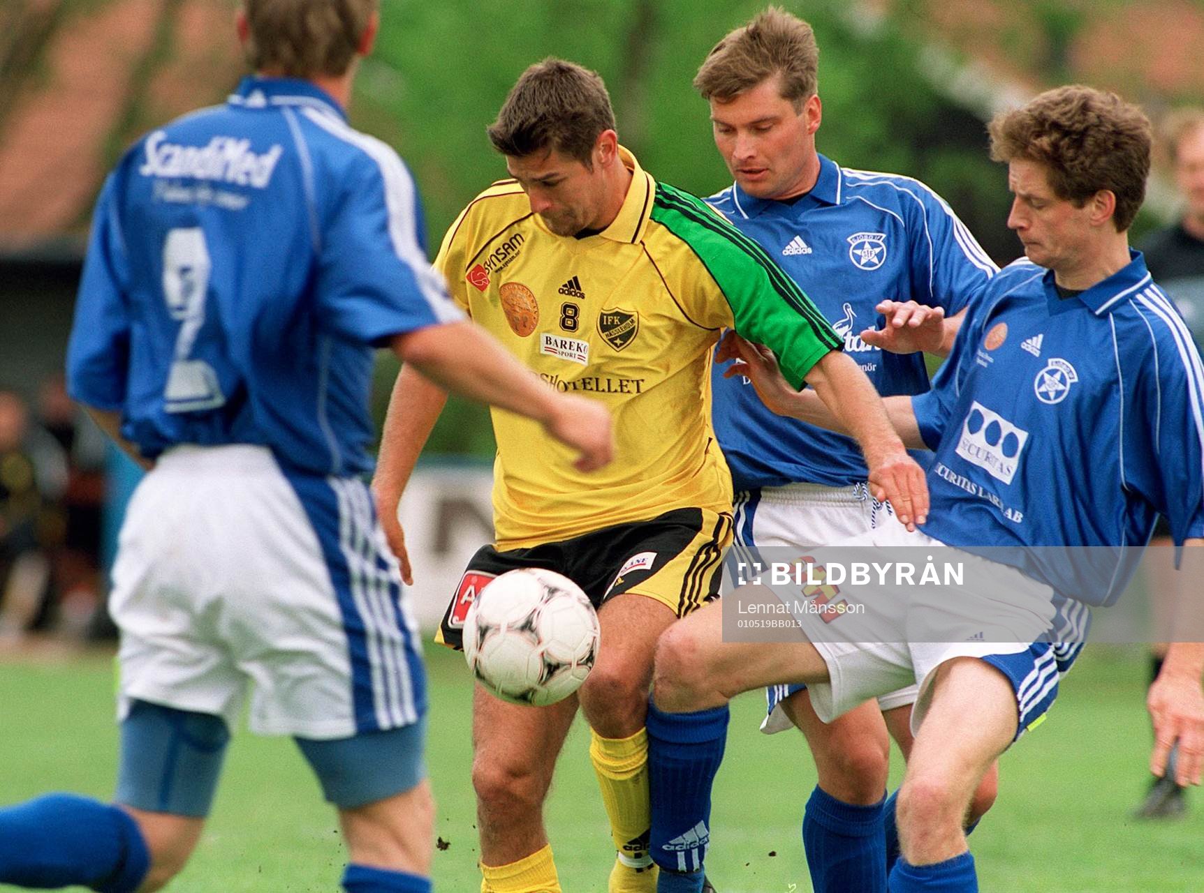 Henrik Edfors gjorde här 1-0 till Hässleholm