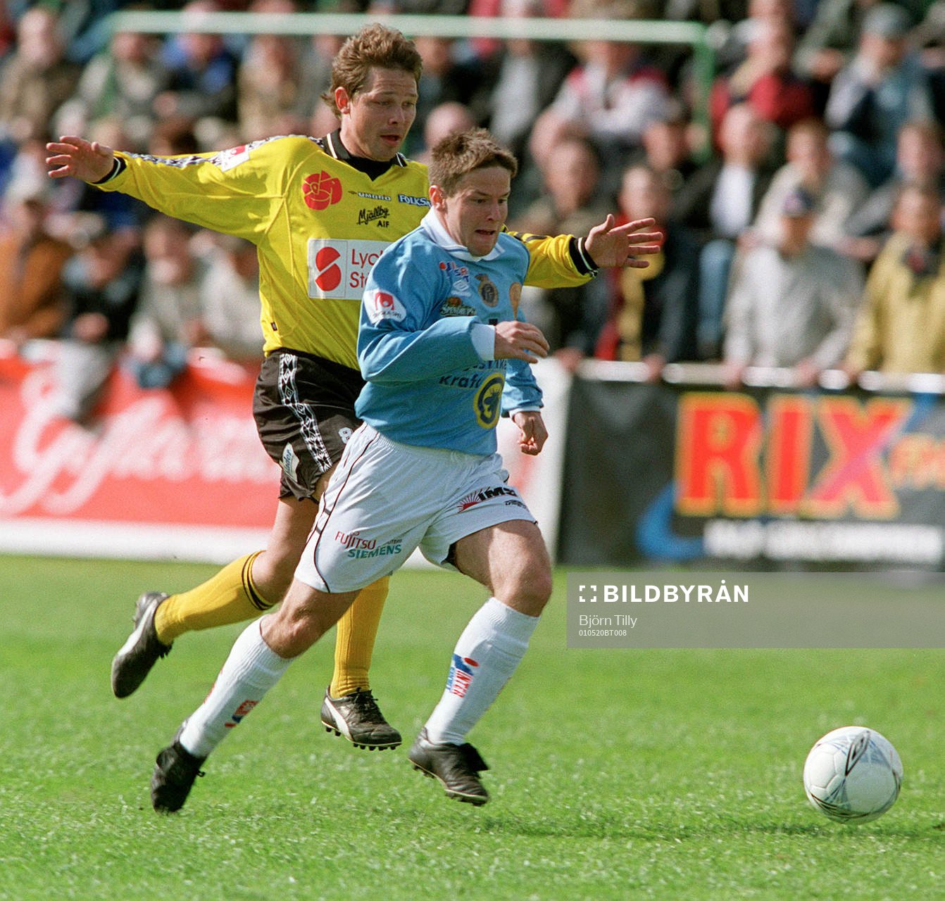 Daniel Moffatt, Gefle jagas av Pontus Andersson, Mjällby