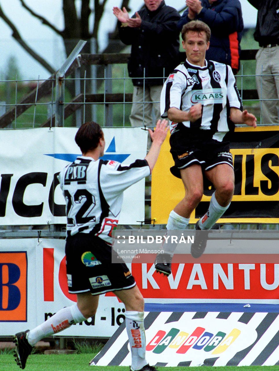 Skuttande målgest! Magnus Karlsson gjorde 1-0