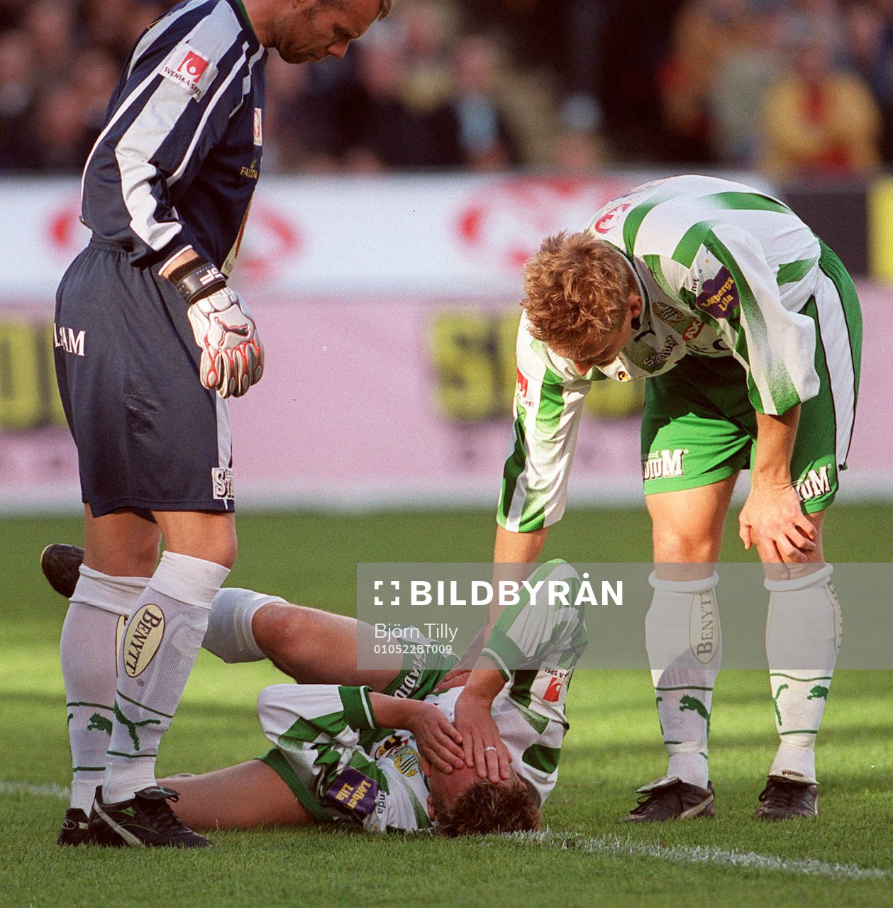Peter Markstedt, Hammarby skadad. Skada