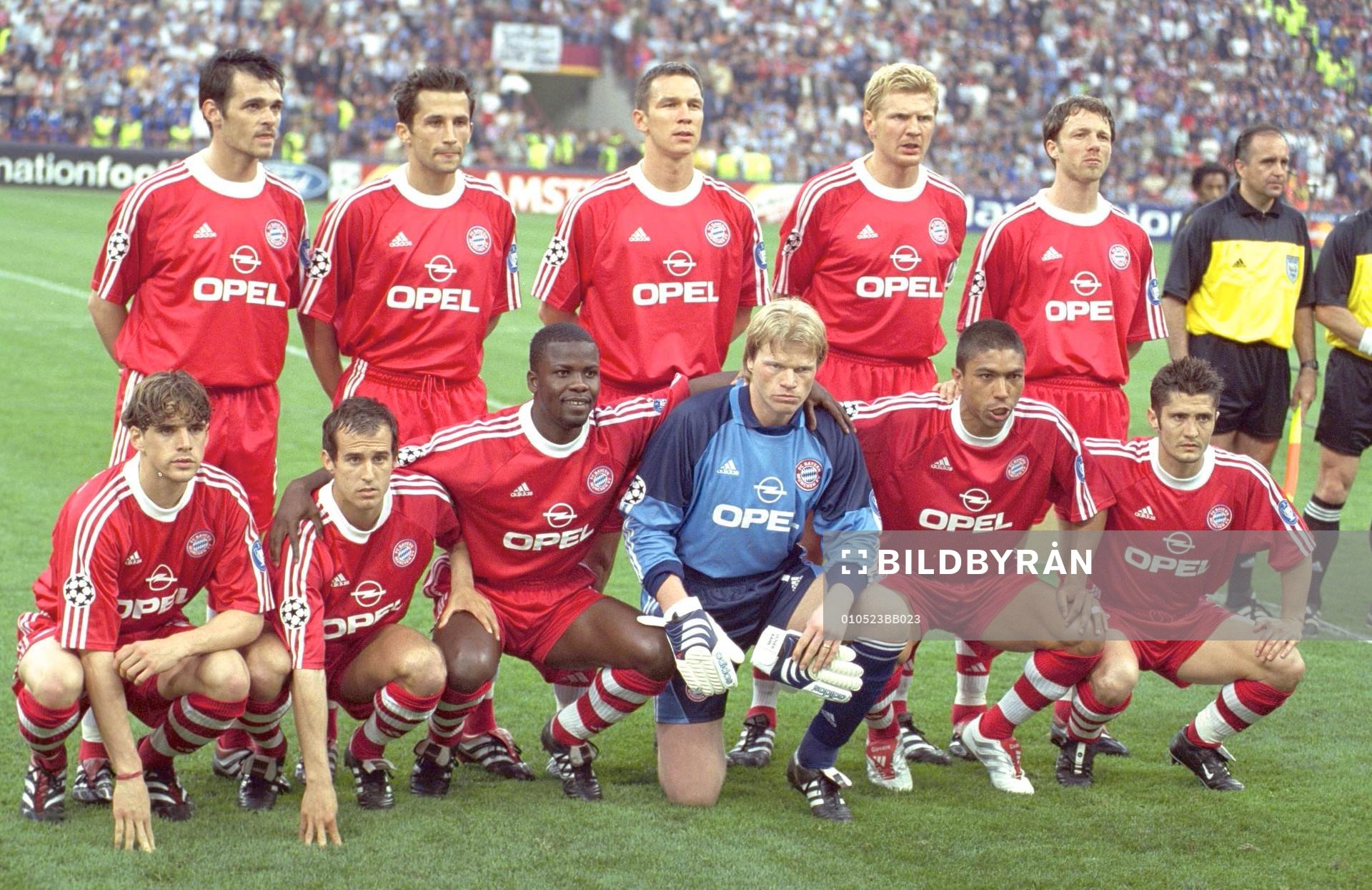 Fotboll, Champions League, Bayern München, lagbild. Patrik