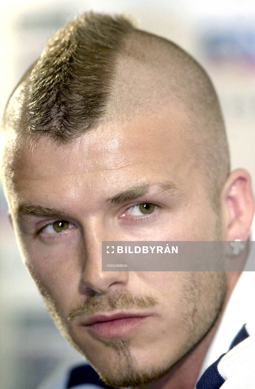 David Beckham, huvud, hår, frisyr