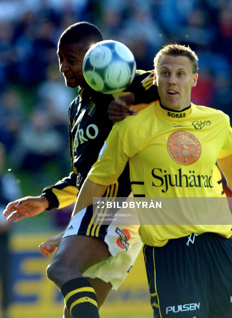  Benjamin Kibebe, AIK och Lars-Gunnar Carlstrand (LG Carlstrand), Elfsborg
© Bildbyrån - dig kamera