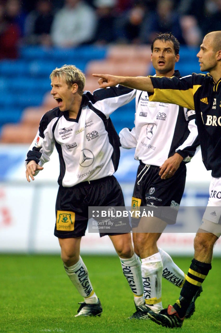 Jonas Henriksson och Joakim Södergaard, Häcken och Teddy