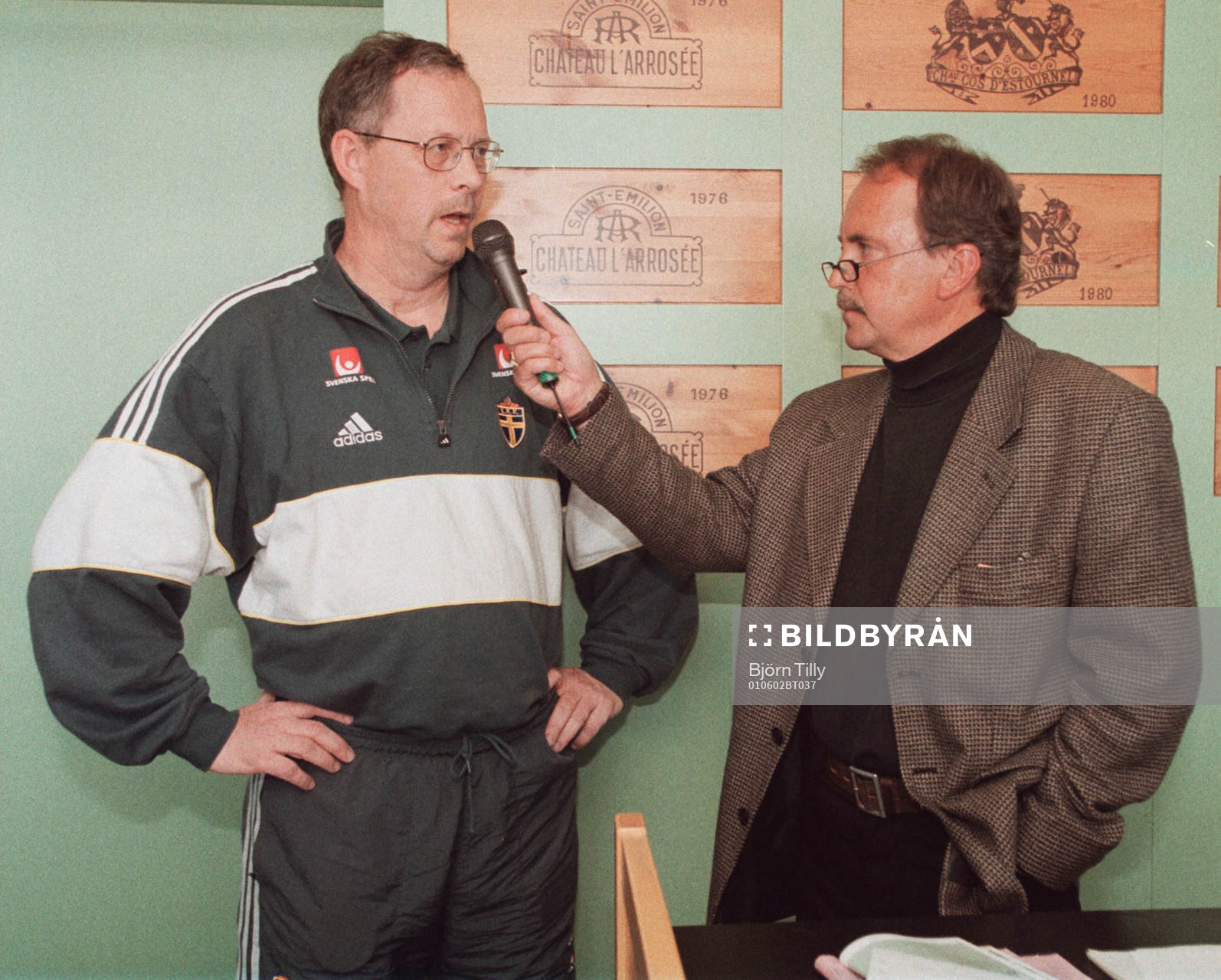 Lars Lagerbäck, förbundskapten och TV4-Sportens reporter
