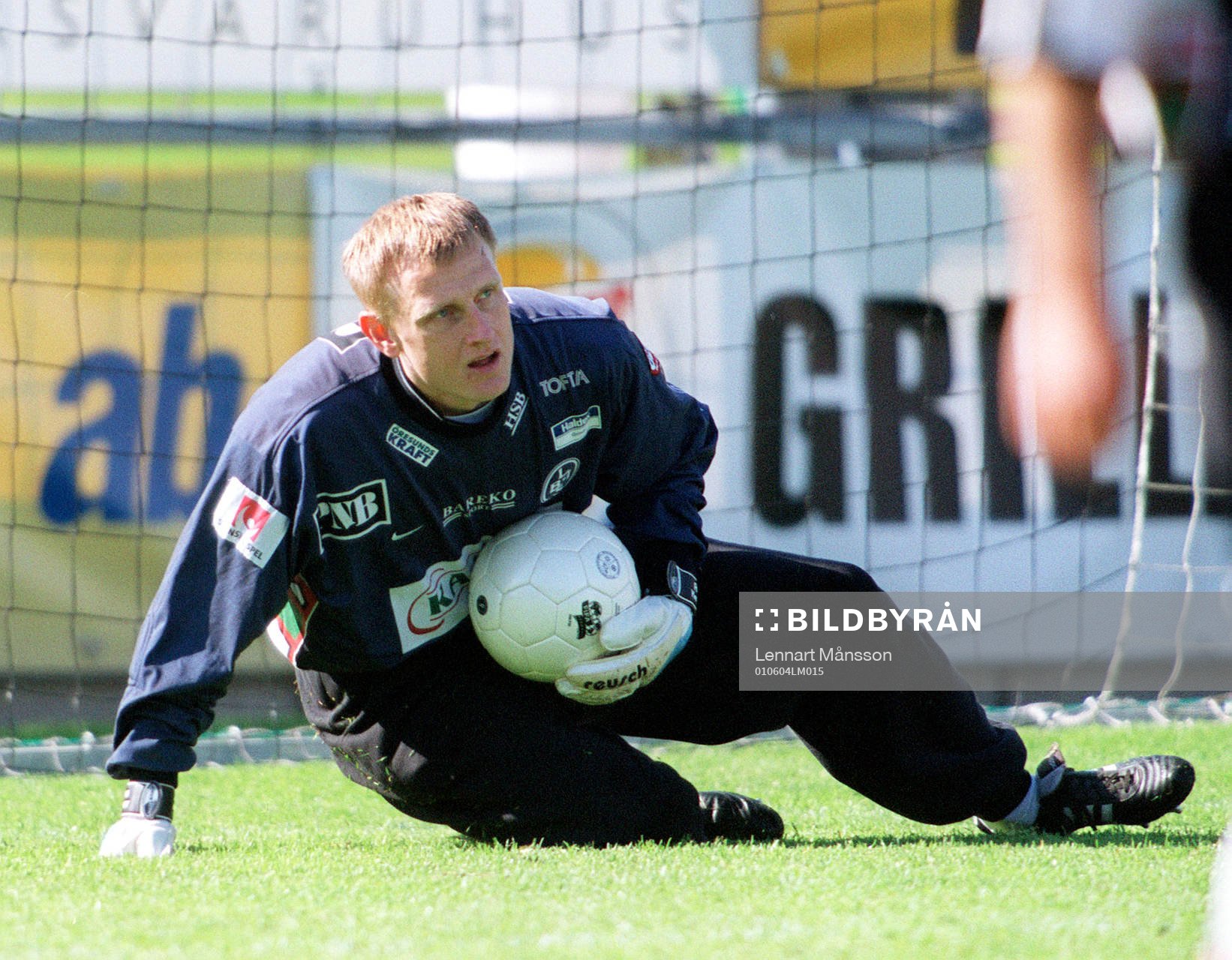 Mats Svensson, Landskrona skadade sig och fick ersättas av