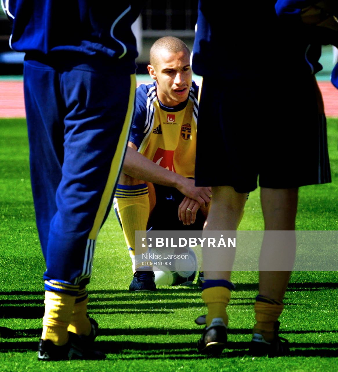 Fotboll, VM-Kval, Träning, Henrik Larsson, Sverige