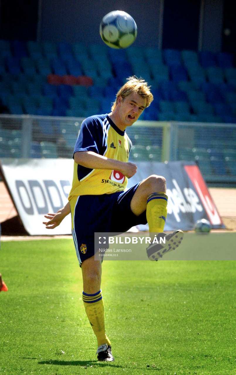 Fotboll, VM-Kval, Träning,  Mathias Svensson, Sverige