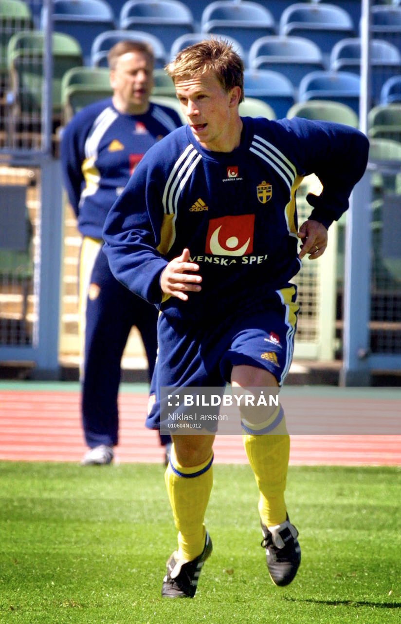 Fotboll, VM-Kval, Träning, Tobias Linderoth, Sverige