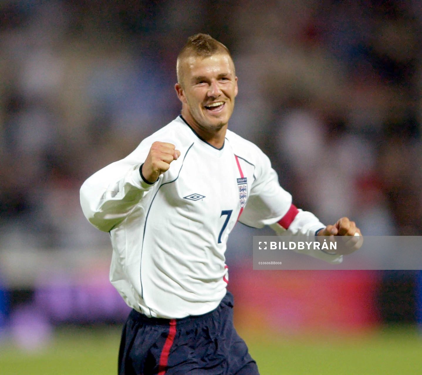  David Beckham, England jubel