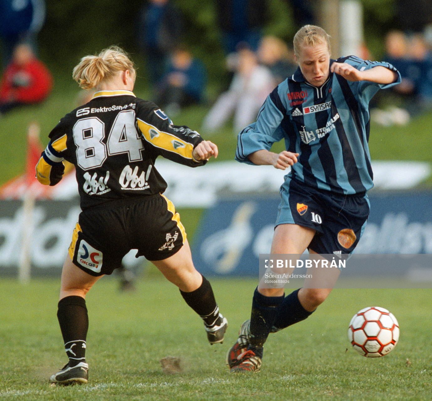 Frida Östberg Umeå och Sara Johansson, Djurgården