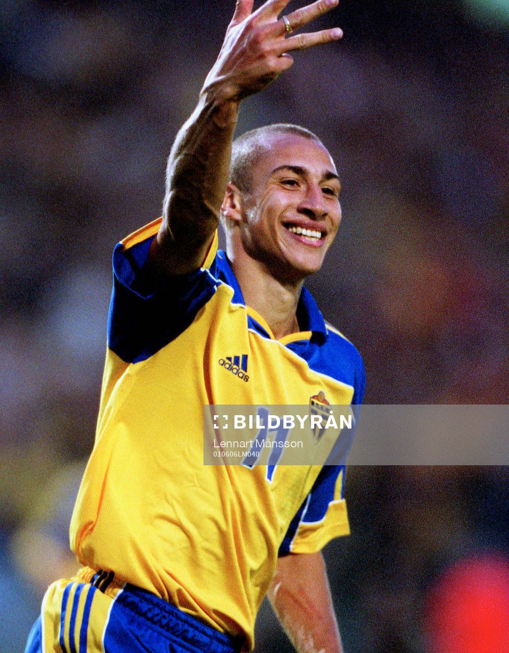 Henrik Larsson (Henke Larsson), Sverige, jubel